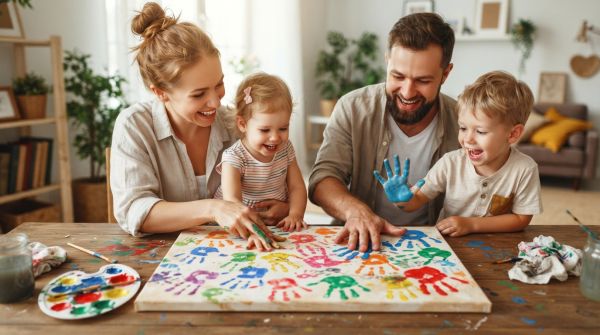 5 astuces pour réaliser une empreinte mains mémorable en famille